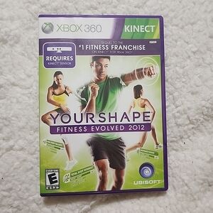XBOX 360 YOUR SHAPE FITNESS EVOLVED 2012 VIDEO GAME.